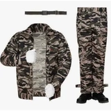 Летний комбинезон для школьников, износостойкий камуфляжный комплект