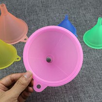 Funnel Plastic Trumpet Large Caliber Mini Home Triangle Oil Funnel Fine Mouth Miniature Thickened Kitchen with a small drain