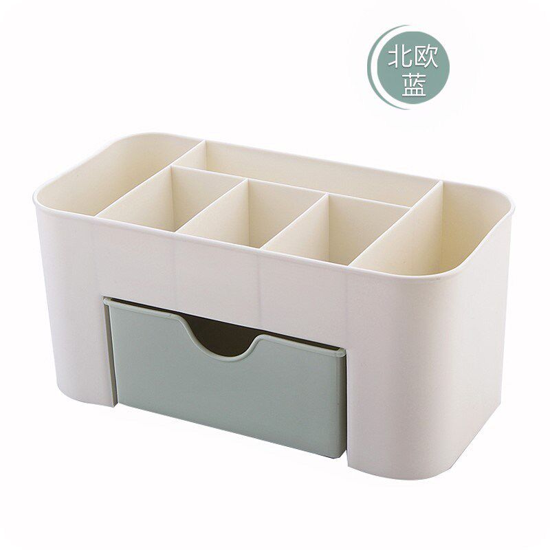 Drawer-style colored cosmetics collection box Creative mini-home mini-household mini-shelf plastic small number Colin