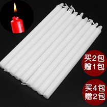 Birthday Candle Red White Candle Home Power Outage Lighting Romantic Smoke-free Day With Candle Strip Rod Wedding Candles Lin
