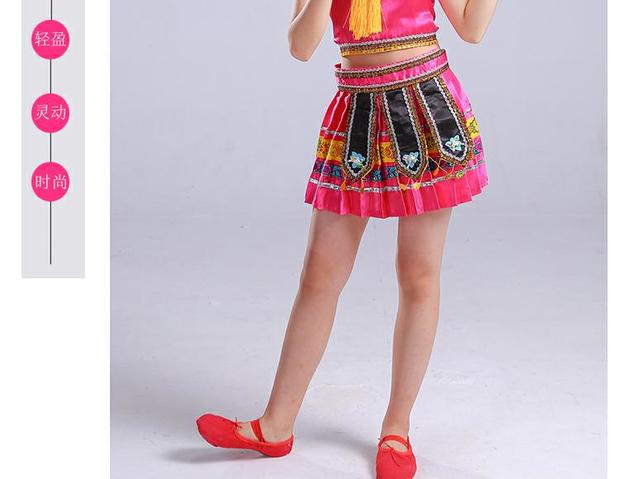 Trang phục dân tộc thiểu số, bé trai và bé gái, trang phục Miao, Zhuang, Yao, cucurbit, trang phục khiêu vũ, trang phục biểu diễn đồ thể thao trẻ em