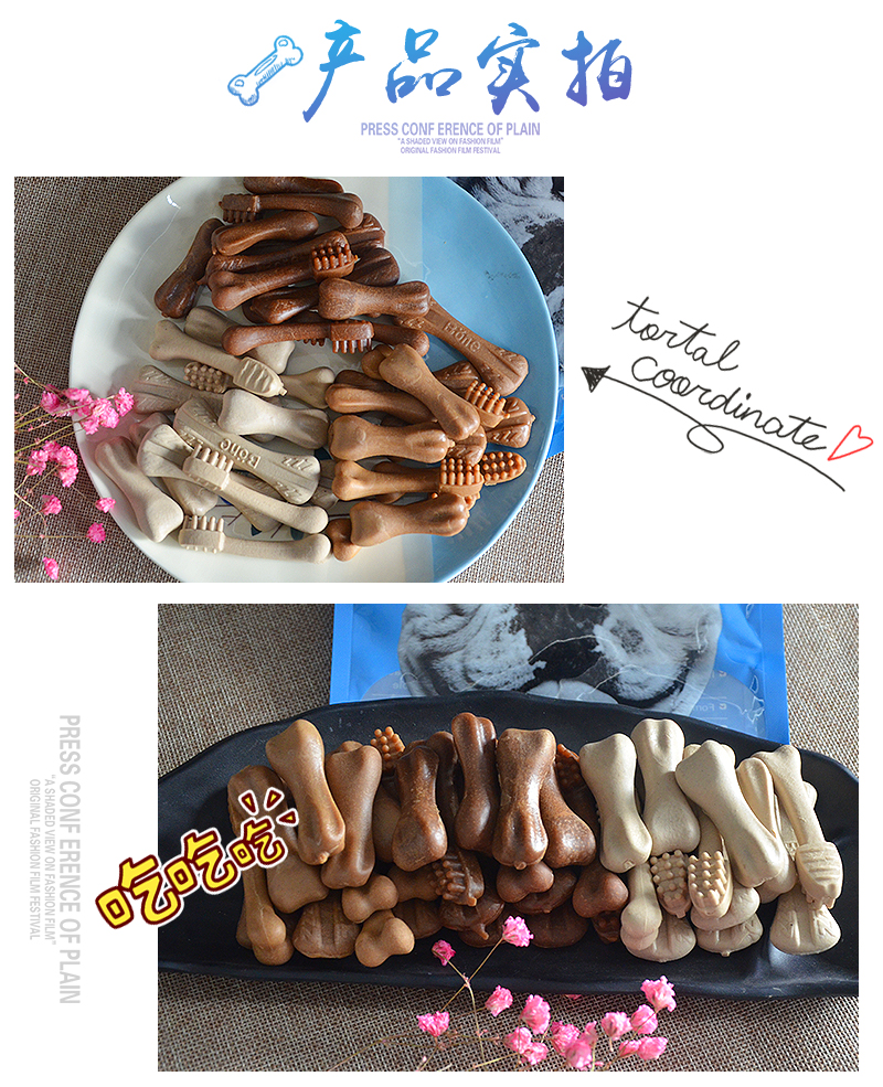 Chó mol mol chó ăn vặt chó con răng hàm gấu Teddy chó xương cắn chó cắn nhai răng sạch xương 36 - Đồ ăn vặt cho chó hạt anf