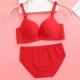 Bộ đồ ngủ tập thể nữ 2018 thoải mái du lịch thoải mái với nhiều bộ bikini dày kiểu bikini Tóm tắt đồ lót mới áo cúp ngang