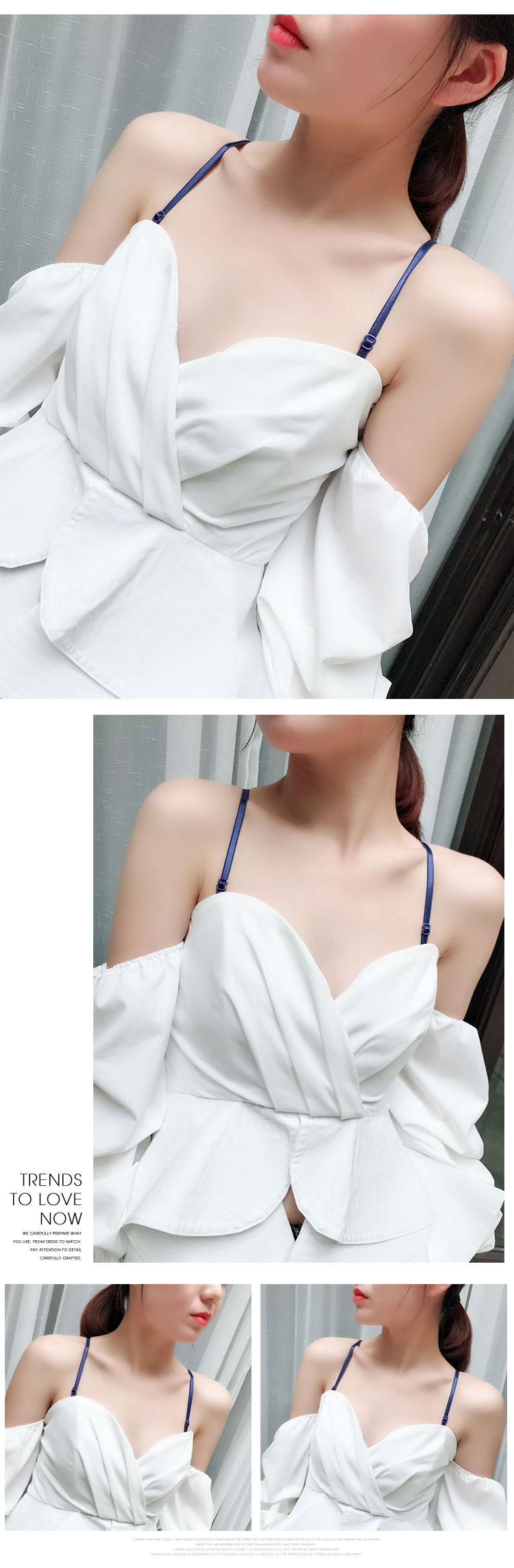 [Mua 2 tặng 1] làm đẹp lưng dây đeo chéo đồ lót có dây đeo vai chống trượt dây đeo vai băng thông mỏng shop đồ lót