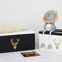 Special price Nordic net red simple bedroom tissue box home tea table creative living room paper box desktop ins