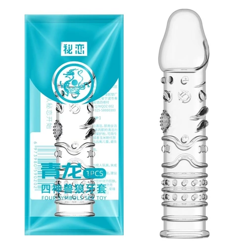 Взрослые пенис -рукава многоразовые презервативы сексуальные игрушки для мужчин задерживают