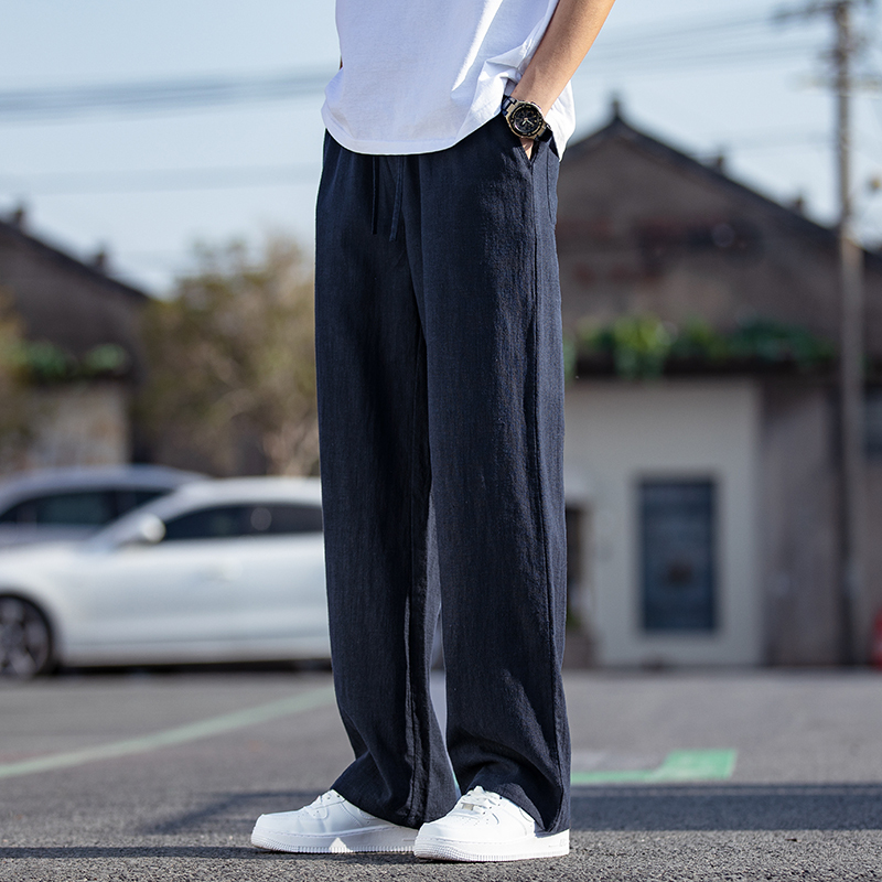 High-End Linen Pants for Men, Summer Thin Cotton-Linen Pants, Men's 2026 New Linen Suit, Men's Casual Long Pants High-End Linen Pants for Men, Summer Thin Cotton-Linen Pants, Men's 2026 New Linen Suit, Men's Casual Long Pants