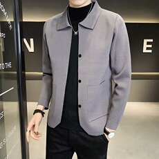 Свитер мужской 针织开衫外套男春秋毛衣2024新款秋季针织衫秋装男士上衣休闲衣服 Jiarong