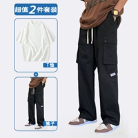 Черная + белая футболка