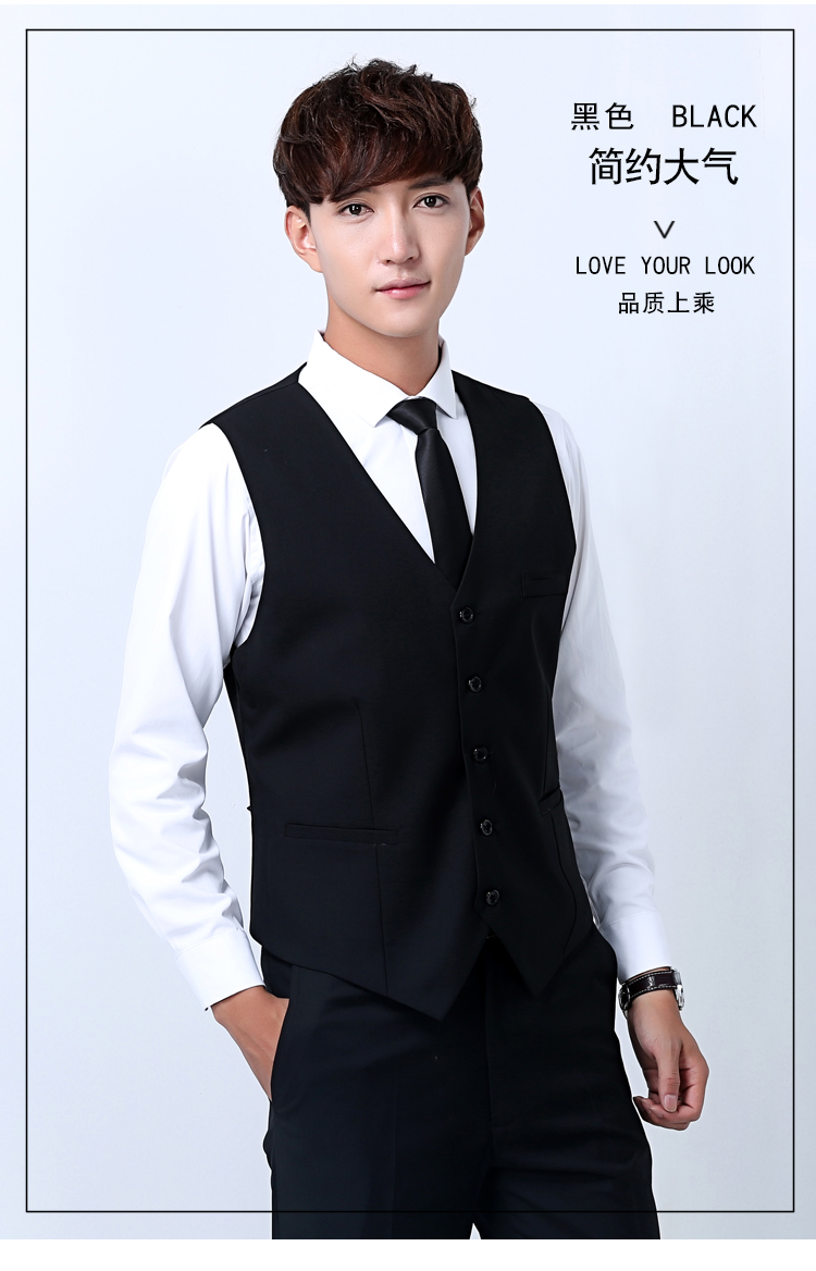 Quần áo nam đẹp nhất phù hợp với nam vest vest phù hợp với áo ba lỗ phiên bản tiếng Anh Hàn Quốc đồ vest nam