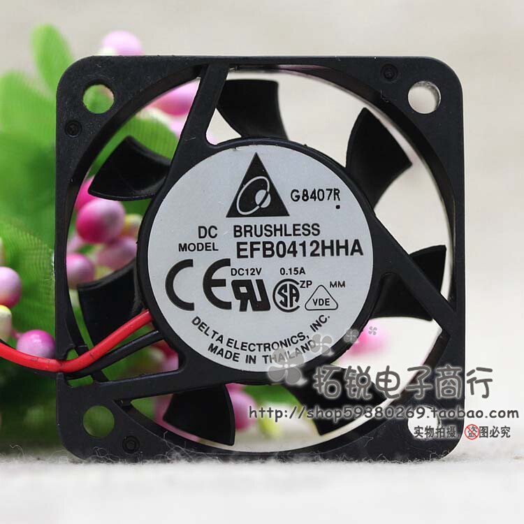 DELTA Delta 4010 4CM 12V 0 15A EFB0412HHA double ball server cooling fan