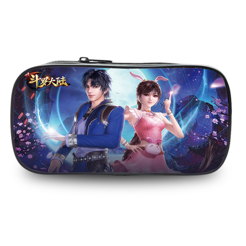 Douluo Continent Pencil Case Men and Women Tang San Xiaowu Pupil Stationery Box Cartoon Anime Simple Large Capacity Pencil Case - Taobao