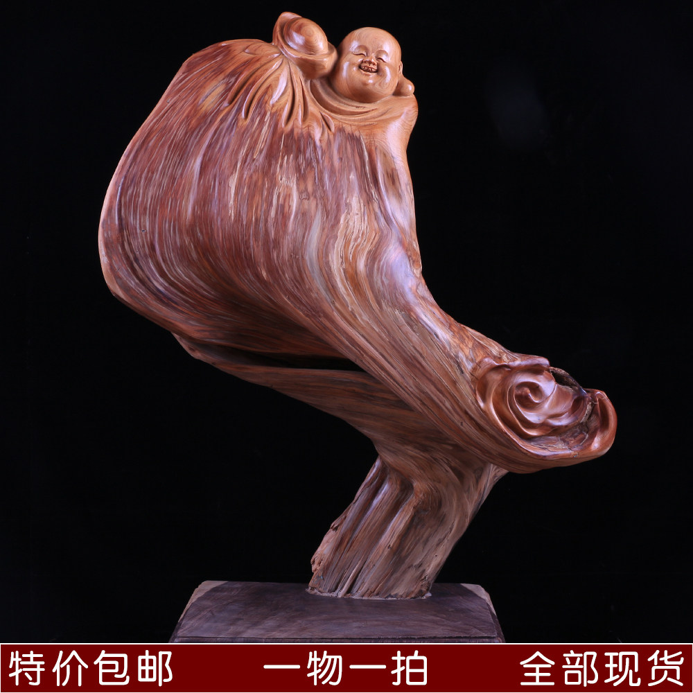 Natural Root Sculptures Pendulum cliffs Cliff Millver Sculptures Boutique Taihang Aging Old Stock Engraving Craft Gifts Swing Accessories Gift