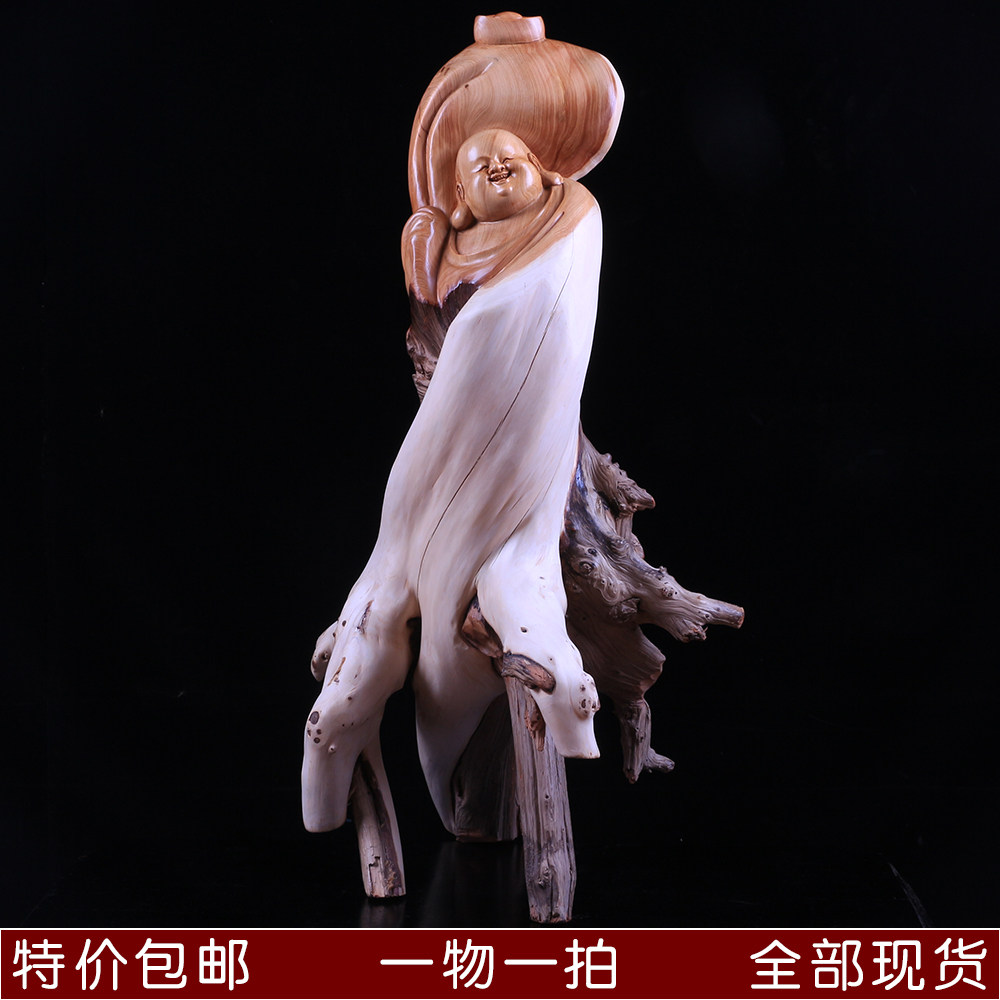 Taihang Cliff at the mercy of the Millver root sculptures Sculptures Sculpture sculpted solid wood tree roots hand sculpted