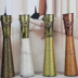 Bình hoa mây mây rèn sắt bình xiên đá quý làm bằng tay bình hoa trang trí trong nhà bình hoa - Vase / Bồn hoa & Kệ chậu gỗ trồng cây Vase / Bồn hoa & Kệ