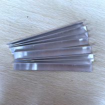 6061 open hole aluminum corner 12*18*1 9mm cutting fixed-scale oxidation processing small envelope aluminum black oxidation