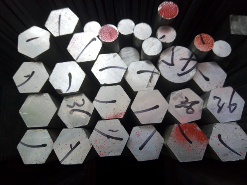 Hexagonal aluminum bar Aluminum alloy hexagonal bar Opposite side 8 10 12 13 14 17 19 22 24 27 30mm