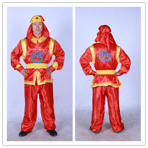 Drumming clothing, drumming clothing, dragon and lion dance clothing, wedding bearer clothing, majestic drumming clothing