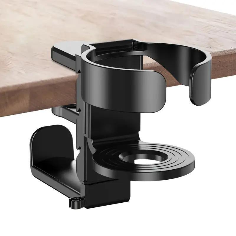 No Punching Headphone Hanger Water Cup Holder Tableside Cup Holder 360-Degree Rotatable Stand Water Cup Storage Rack No Punching Headphone Hanger Water Cup Holder Tableside Cup Holder 360-Degree Rotatable Stand Water Cup Storage Rack