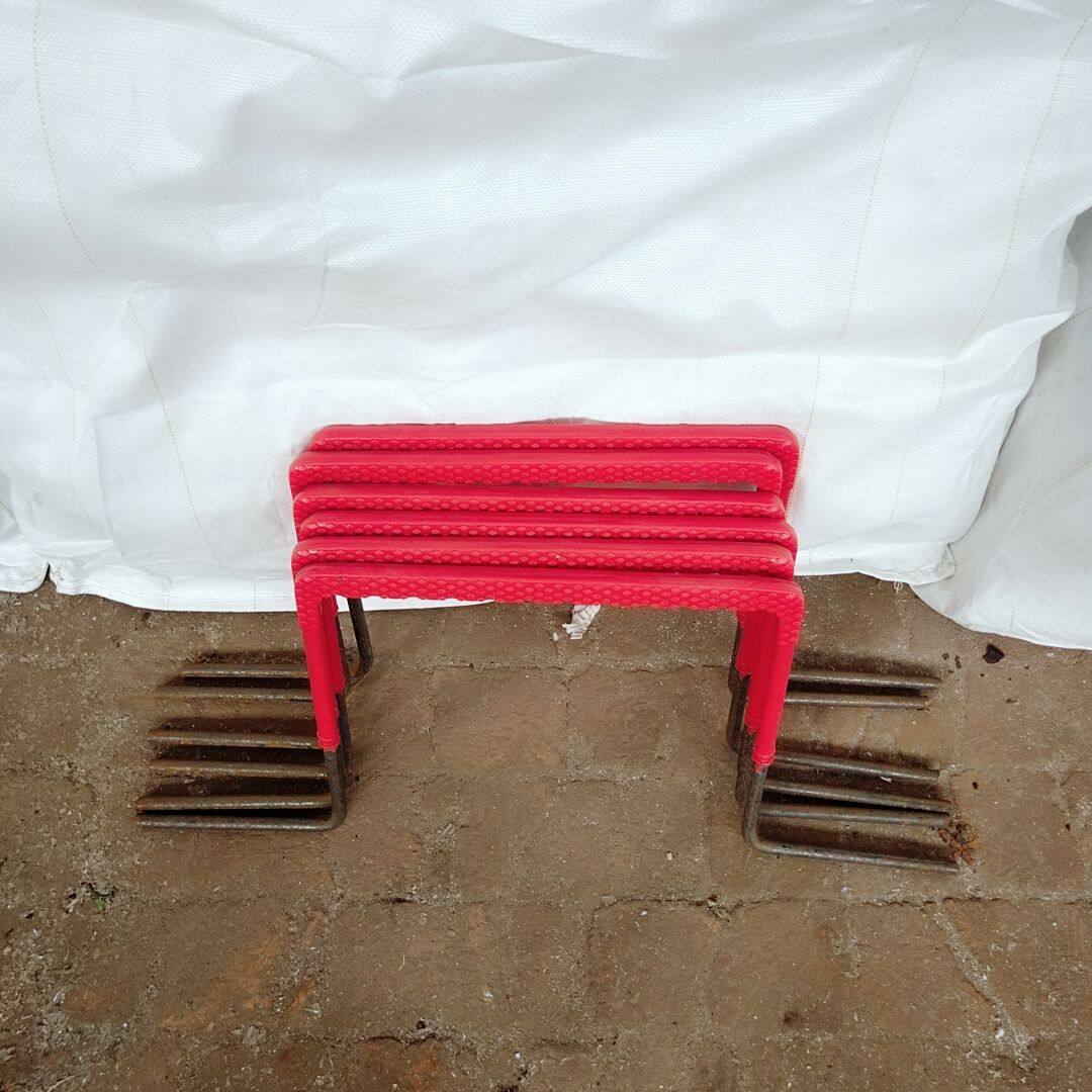 Inspection well fire well plastic steel climbing ladder step 400-300mm underground foot climbing ladder manhole injection climbing ladder