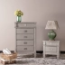 Đồ nội thất sống tất cả bằng gỗ nguyên khối Giường đôi Châu Âu phòng ngủ chính 1,8 mét giường phòng cưới căn hộ nhỏ 1,5 mét giường đơn - Giường