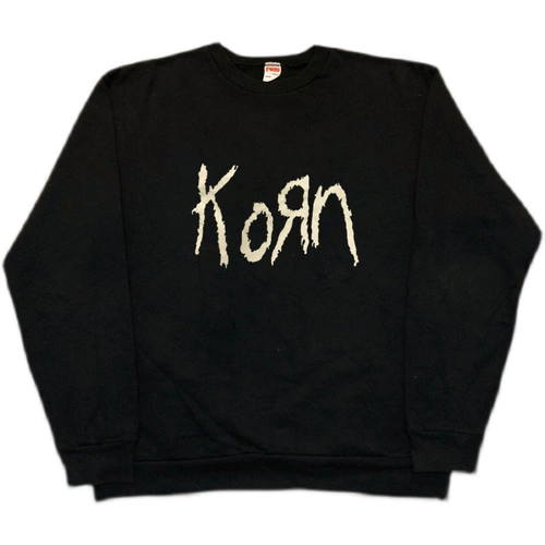 Bomba Studio Korn Corn Band American Retro Tide Brand Vintage Street Loak Sweater новый