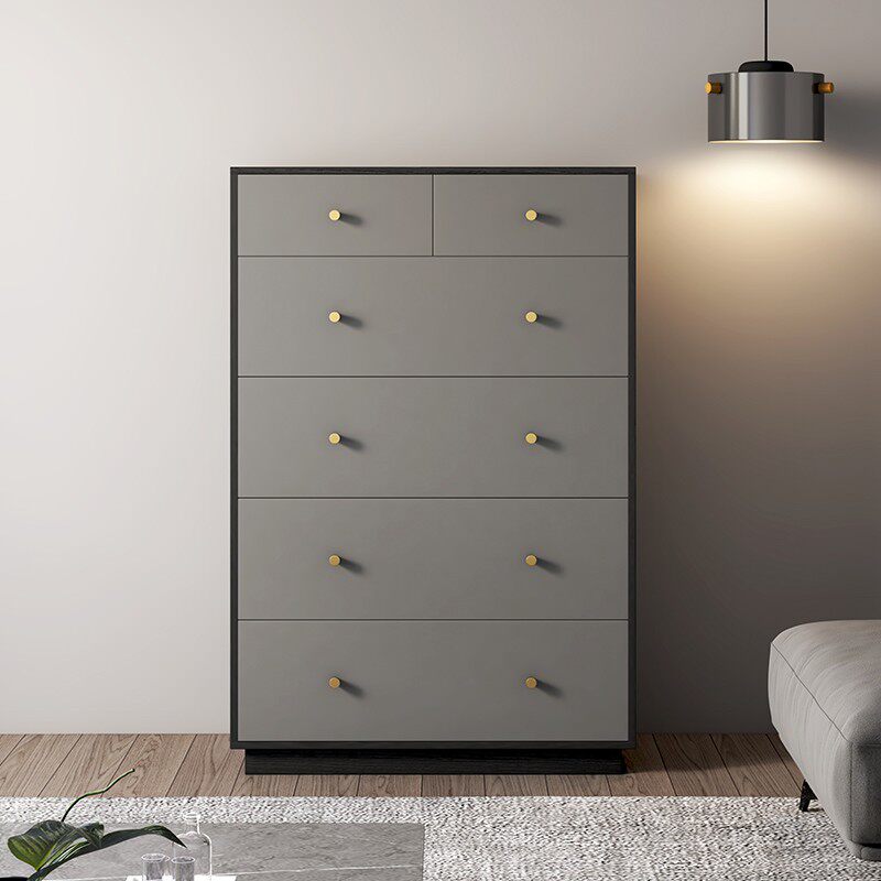 Nordic chest of drawers light luxury storage chest of drawers modern minimalist bedroom wall chest of drawers living room drawer locker