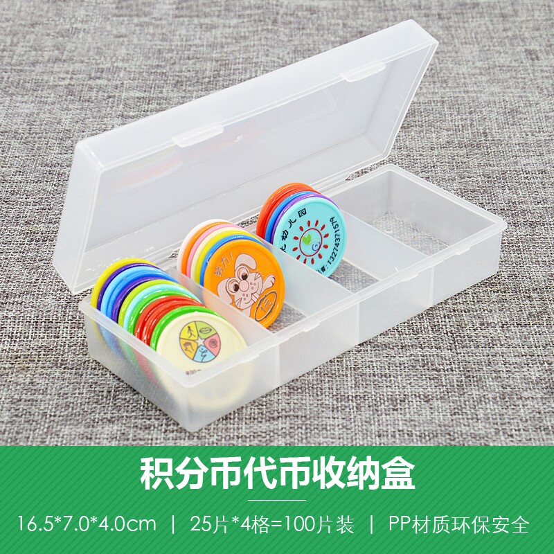 Point Rewards Customized Children Plastic Coin Primary School Gold Coin Kindergarten Circular Remuneration Credit Card