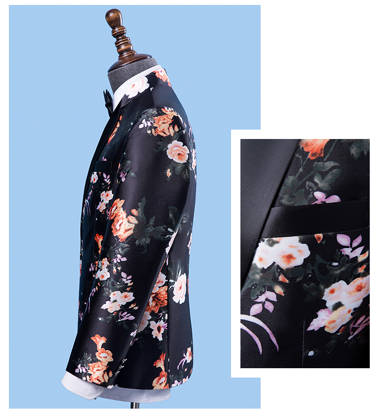 Bộ đồ vest 2018 nam giới mới tự tu luyện giới trẻ thời trang bậc thầy sân khấu hợp xướng lớn trang phục chủ nhà quần short nam