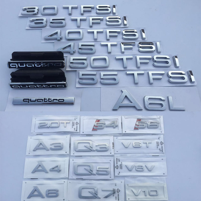 FAW Odi Car A6L A6L A4L A4L Q3 Q5 Q5 Q7 Q7 Tail Character Mark 45 50TFSI Displacement Label