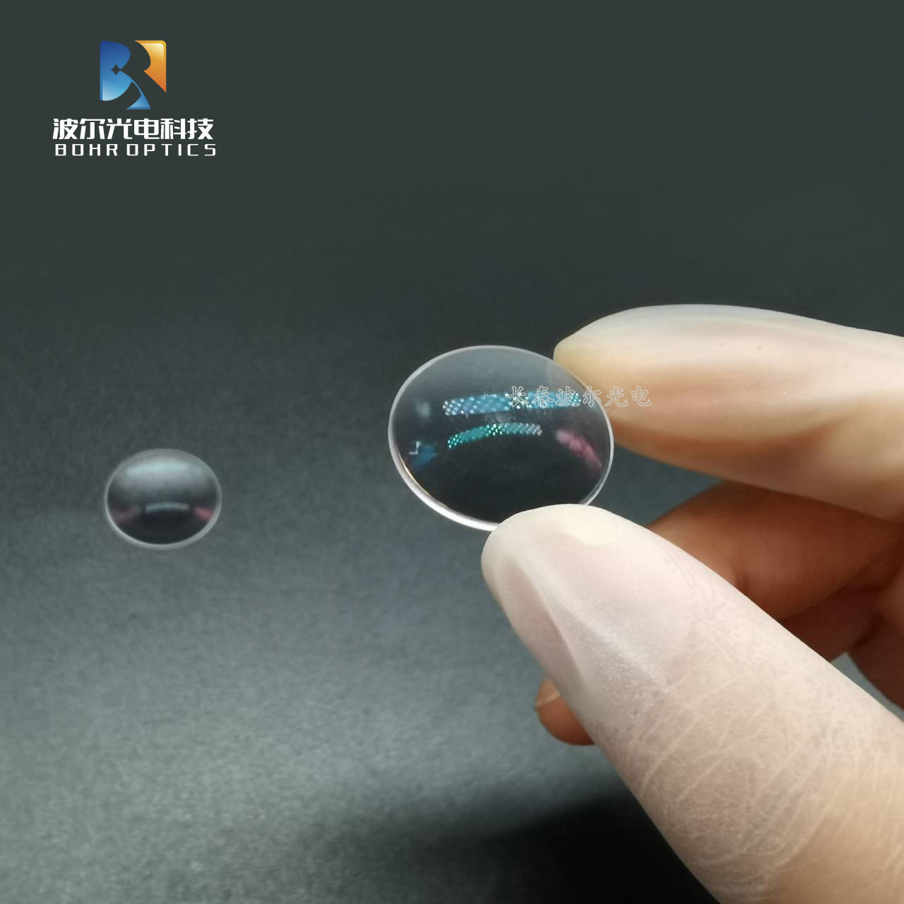 不镀膜D-ZK2N模压非球 直径20mm焦距28mm用于实验聚焦准直可批量