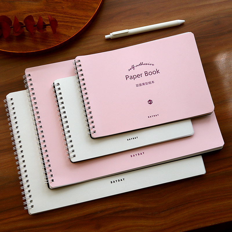 Chihiro time hand book a4a5 meat ball tape storage book Release paper hand book sticker material guide book double-sided