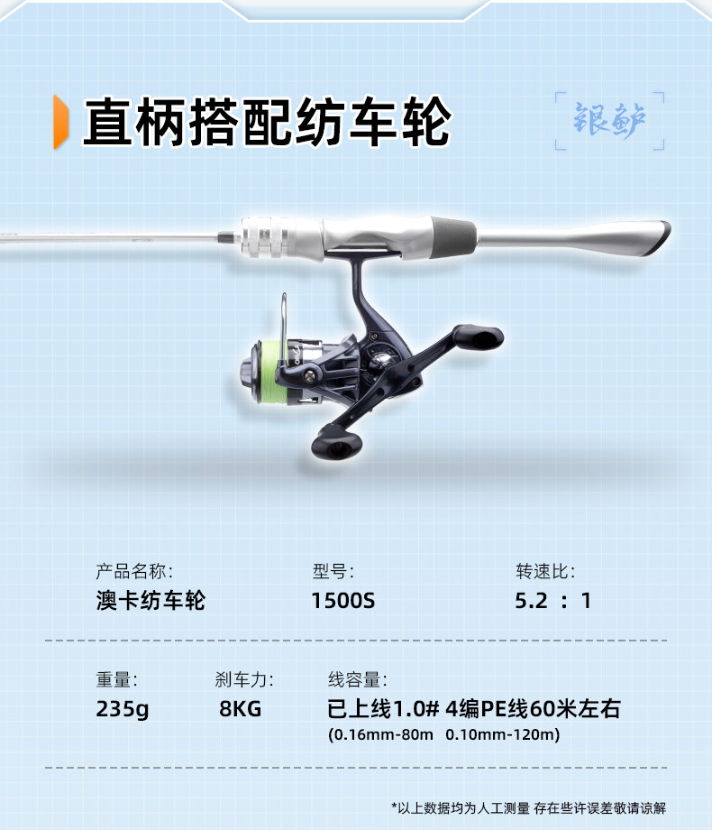 Дорожные суб -полюсный 钓迷银鲈微物路亚竿杆马口竿弹射鱼竿ul单竿枪直柄新手全套新款 Fishingfans