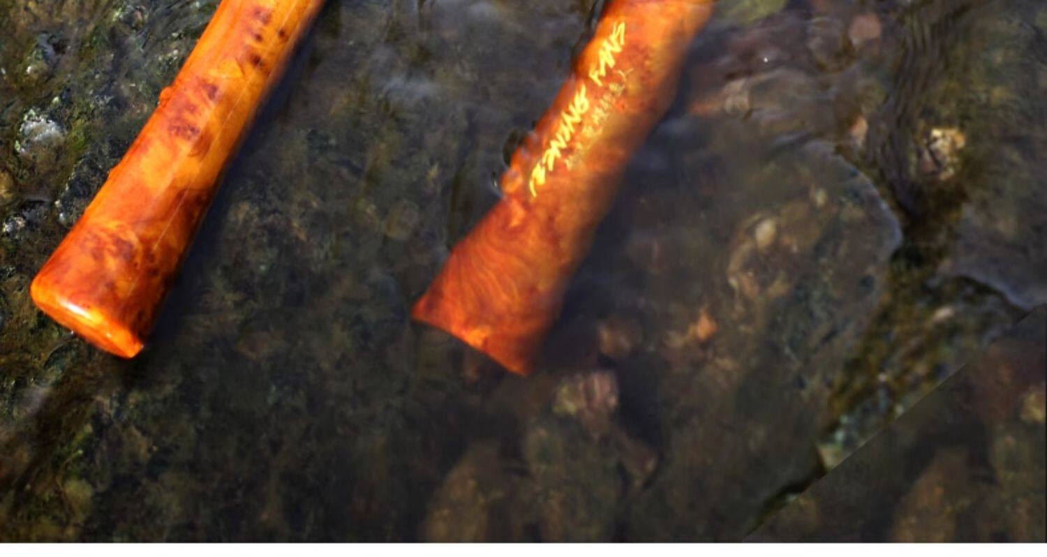 Дорожные суб -полюсный 钓迷蘭溪实木微物路亚竿杆马口竿富士导环f快调直柄枪柄升级版 Fishingfans