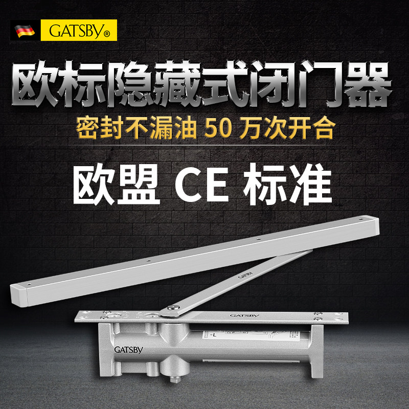 German GATSBY invisible concealed type behind closed door hotel concealed hydraulic buffer concealed door closure