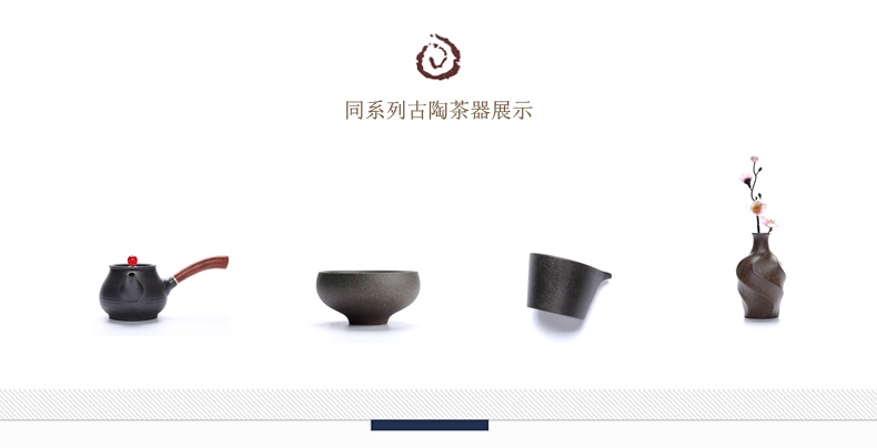 ZongTang coarse pottery tea caddy fixings ceramic size warehouse seal pot old rock mud tanks pu - erh tea POTS