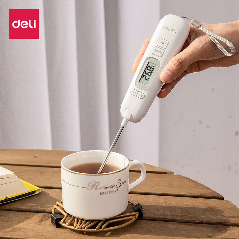 The right-hand food thermometer kitchen is baked with a folding and laminated portable test milking warm water temperature oil temperature high precision probe