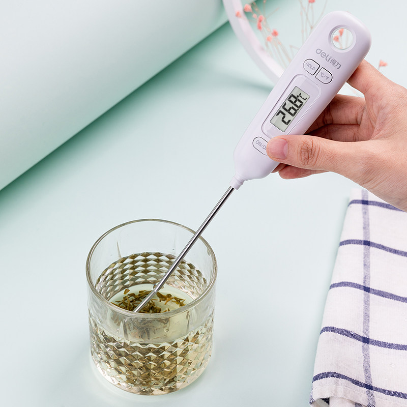 Effective food thermometer kitchen with household baby milk temperature meter water temperature meter oil temperature baking electronic thermometer