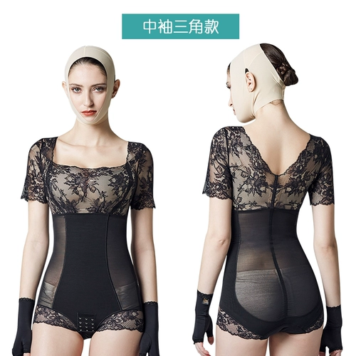 Корректирующее белье, утягивающий пояс на талию, нижнее белье на все тело, кружевной послеродовой бондаж