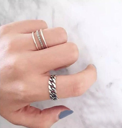 Bague Femme OTHER   en Argenterie - Ref 3089494 Image 15