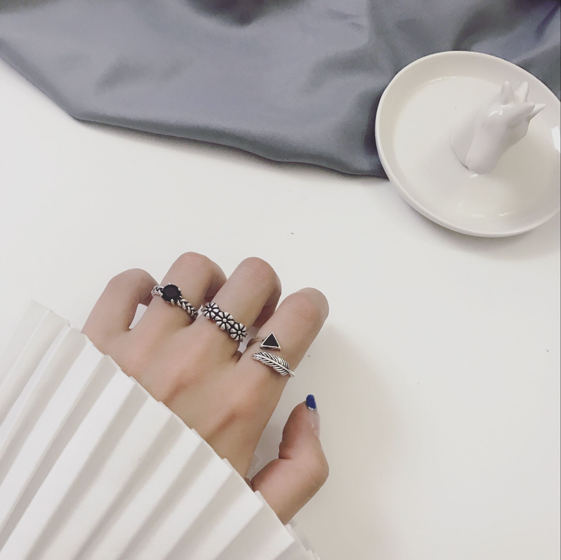 Bague mixte OTHER   en Argenterie - Ref 3086858 Image 16
