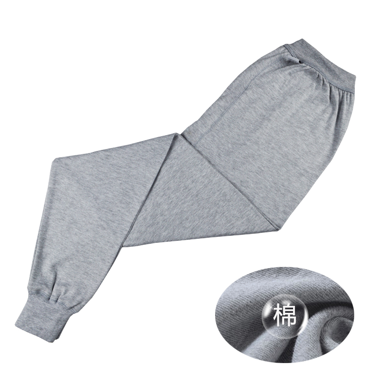 Quần nam mùa thu Cotton Đơn mảnh Quần nam Mid-eo Cotton Quần ấm Quần cotton dày Quần mỏng Quần dài quần legging nữ cạp cao