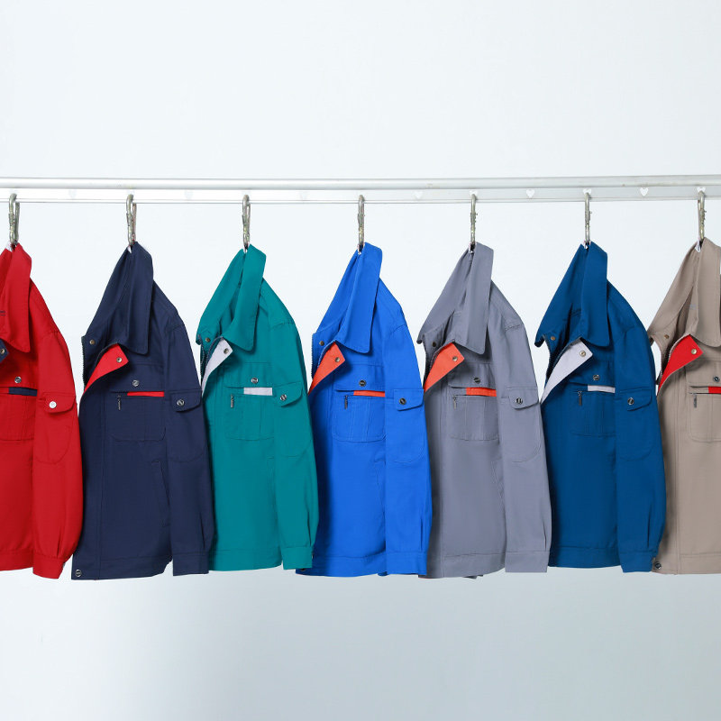 The Humvee Spring Long Sleeve Workwear Suit Men's Spring Autumn Wear-Wear Labor Protection Steam Repair Tooling Factory Workshop Custom