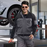 Комплект для работы, мужская износостойкая весенняя куртка, рабочая одежда, тренд сезона