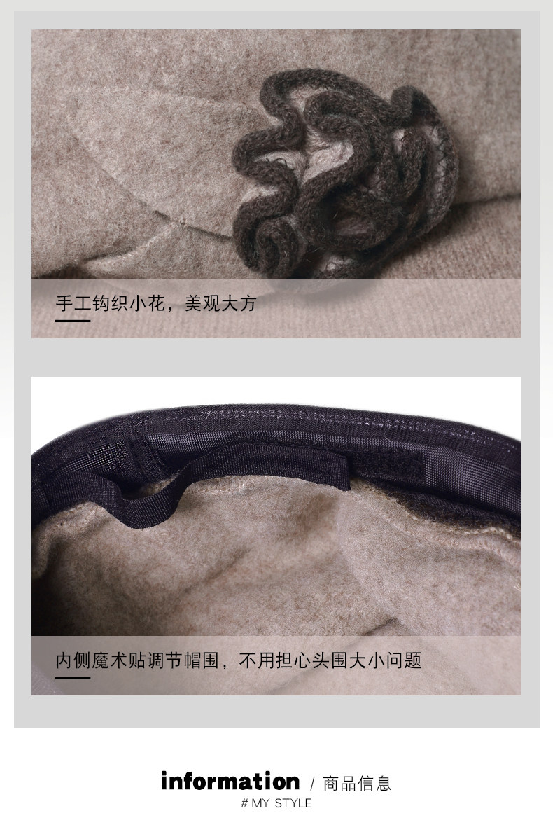 Chapeau pour femme HAIGRITN  HAIGTON en Poilue - Ref 3233677 Image 8