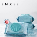 嫚熙绿贝壳新生婴儿湿巾80抽*3包