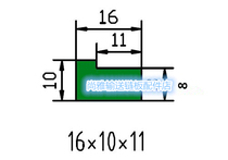 L-type pad K-type liner food packaging machine wear strip PE polymer friction strip 06B roller chain slide strip