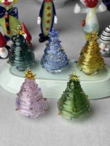 Zibobo Mountain Ceramic Glazed Large View Garden Wire Drawing Christmas Tree Pure Handmade Wire Material Christmas Gift Gift