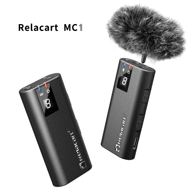 GearKr] Relacart MC1 wireless microphone microphone live broadcast lavalier microphone mobile phone recording one drag one