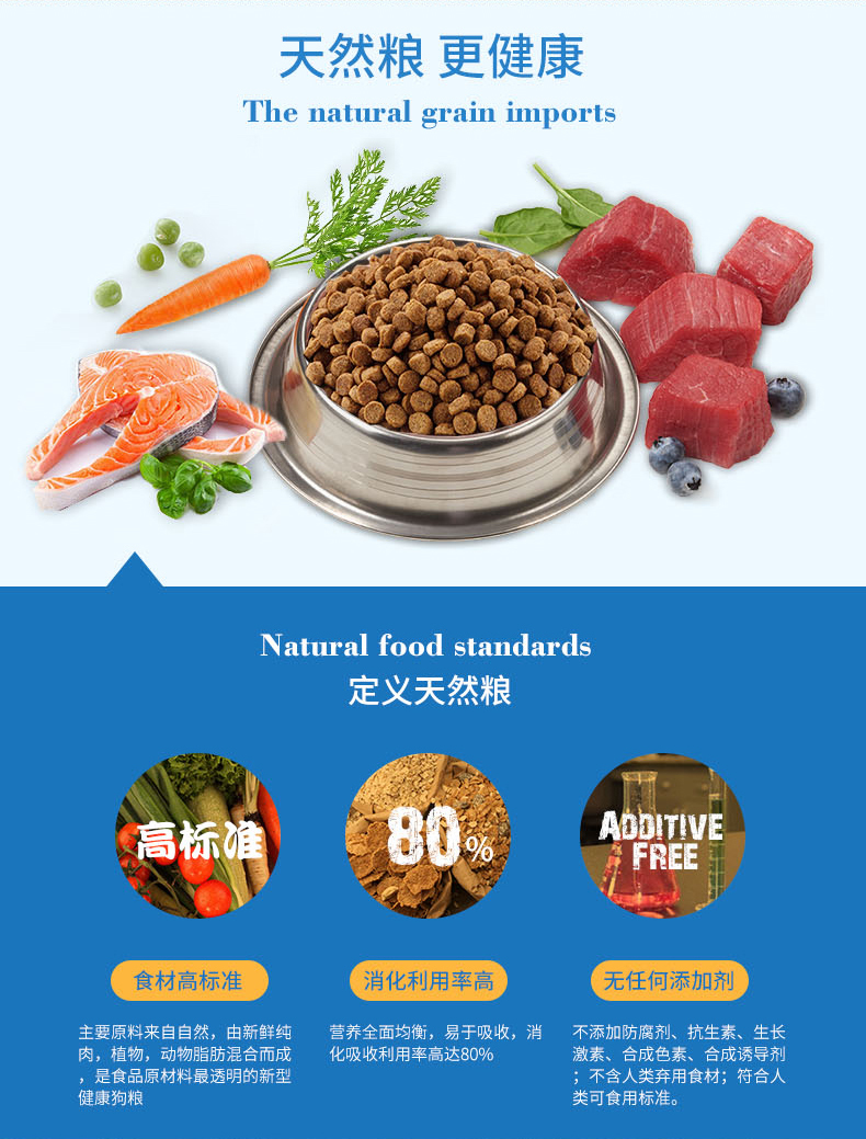 Tianhengbao (trước đây là Xueshan) được nhập khẩu từ thức ăn cho mèo tự nhiên của Hoa Kỳ vào một con cá hồi mèo nhỏ không có hạt đầy đủ thức ăn chính của mèo 15 pounds - Cat Staples hạt minino